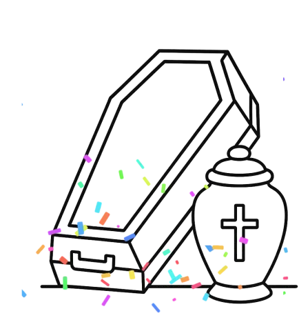 Abschiedsparty Pragmatiker:innen - Ab unter die Erde - Bestattungen Berlin