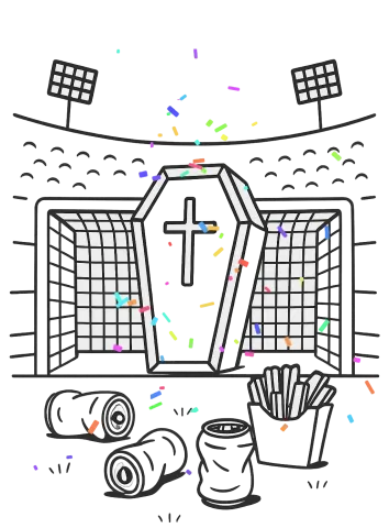 Abschiedsparties für Fussballer:innen - Ab unter die Erde - Bestattungen Berlin