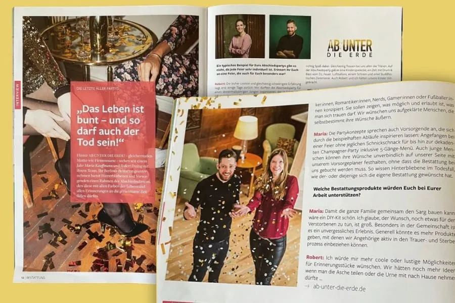 Blog - Ab unter die Erde - Bestattungen Berlin