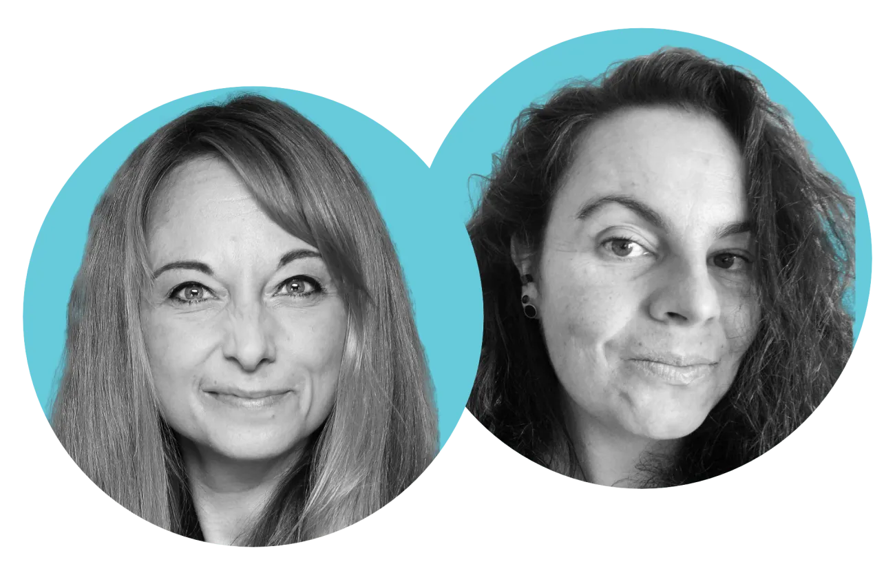 Fotografie der Autorinnen Jasmin Mrugowski und Nadine Opitz